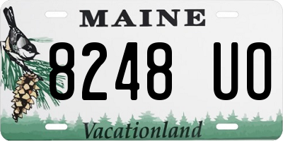ME license plate 8248UO