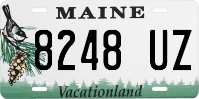 ME license plate 8248UZ