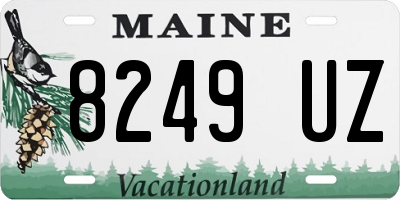 ME license plate 8249UZ