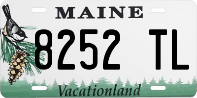 ME license plate 8252TL
