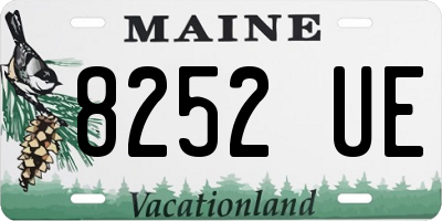 ME license plate 8252UE