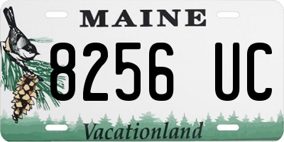 ME license plate 8256UC