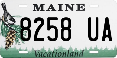 ME license plate 8258UA