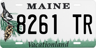 ME license plate 8261TR