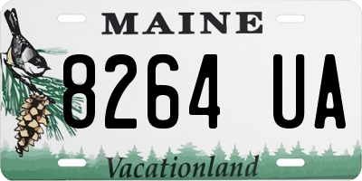 ME license plate 8264UA