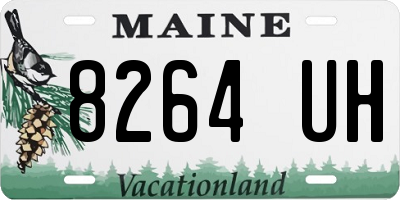 ME license plate 8264UH