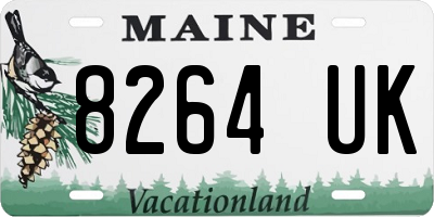 ME license plate 8264UK