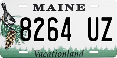 ME license plate 8264UZ