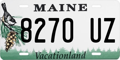 ME license plate 8270UZ