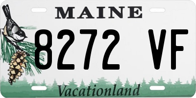 ME license plate 8272VF