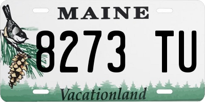 ME license plate 8273TU