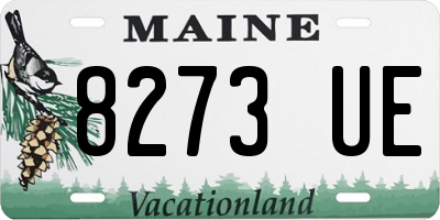 ME license plate 8273UE