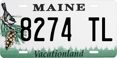 ME license plate 8274TL