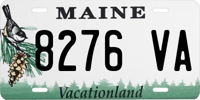 ME license plate 8276VA