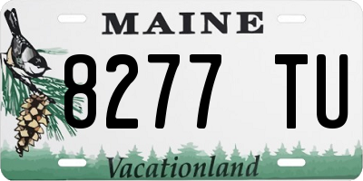 ME license plate 8277TU