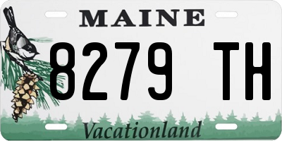 ME license plate 8279TH