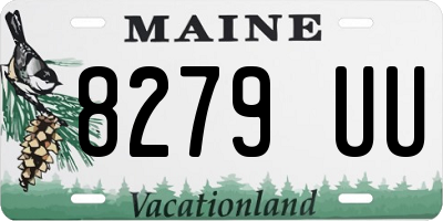 ME license plate 8279UU