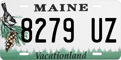 ME license plate 8279UZ