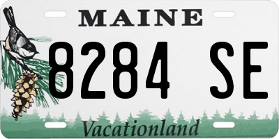 ME license plate 8284SE