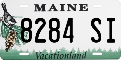 ME license plate 8284SI