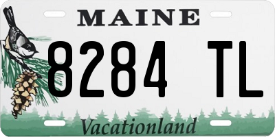 ME license plate 8284TL