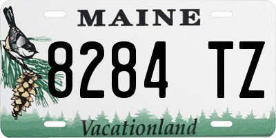 ME license plate 8284TZ