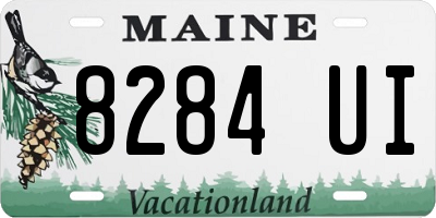 ME license plate 8284UI
