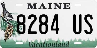 ME license plate 8284US