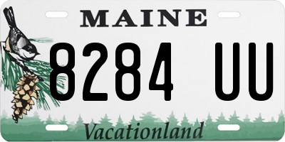 ME license plate 8284UU