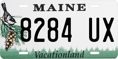 ME license plate 8284UX
