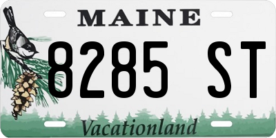 ME license plate 8285ST