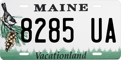ME license plate 8285UA