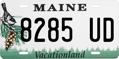 ME license plate 8285UD