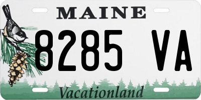 ME license plate 8285VA