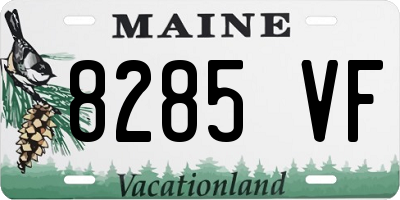 ME license plate 8285VF