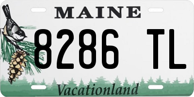 ME license plate 8286TL
