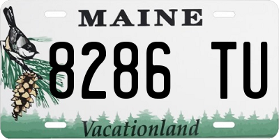 ME license plate 8286TU
