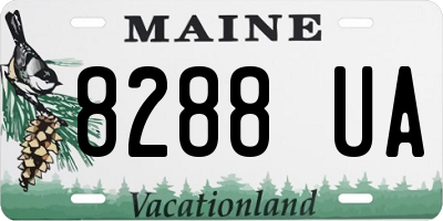 ME license plate 8288UA