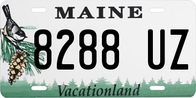 ME license plate 8288UZ