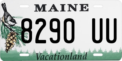 ME license plate 8290UU