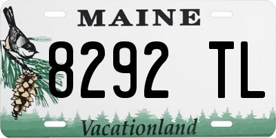 ME license plate 8292TL