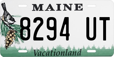 ME license plate 8294UT