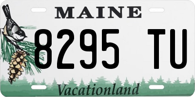 ME license plate 8295TU