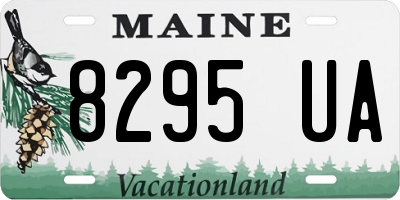 ME license plate 8295UA