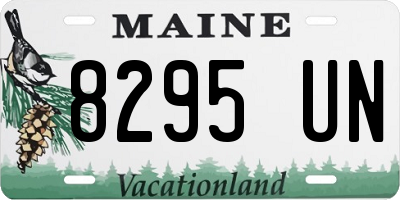 ME license plate 8295UN