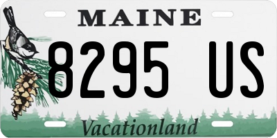 ME license plate 8295US