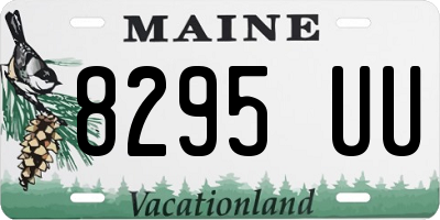 ME license plate 8295UU