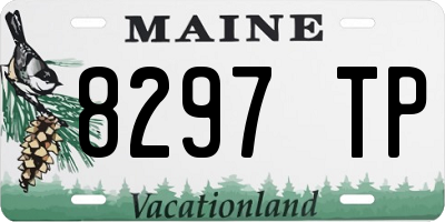 ME license plate 8297TP
