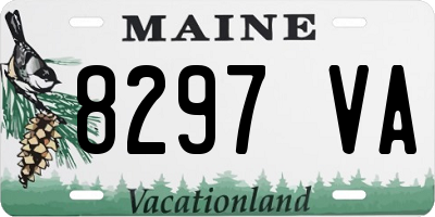 ME license plate 8297VA