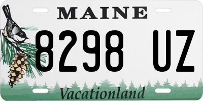 ME license plate 8298UZ